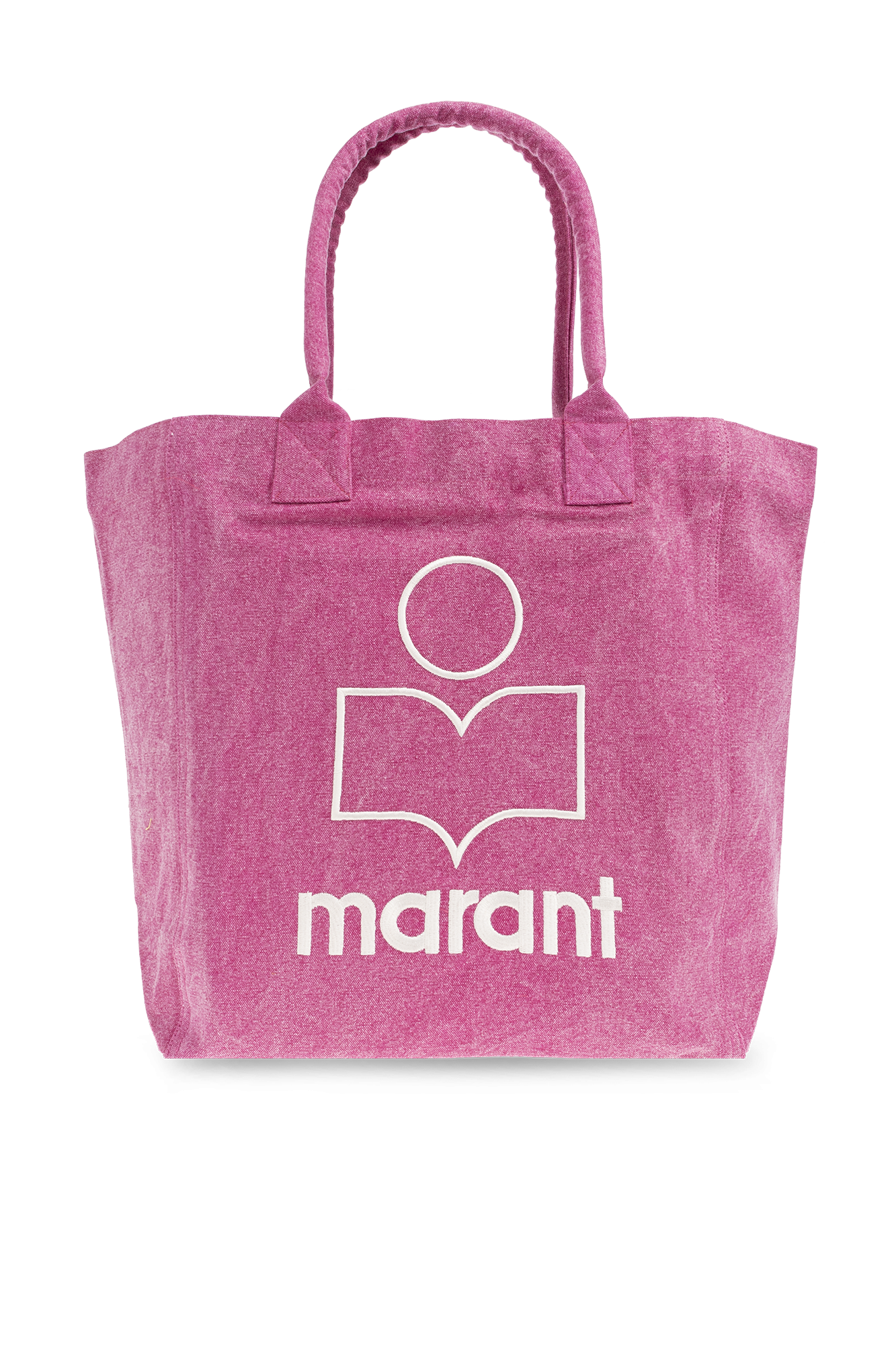 Skull Print Fabric Pouch Bag - Pink 'Yenky' shopper bag